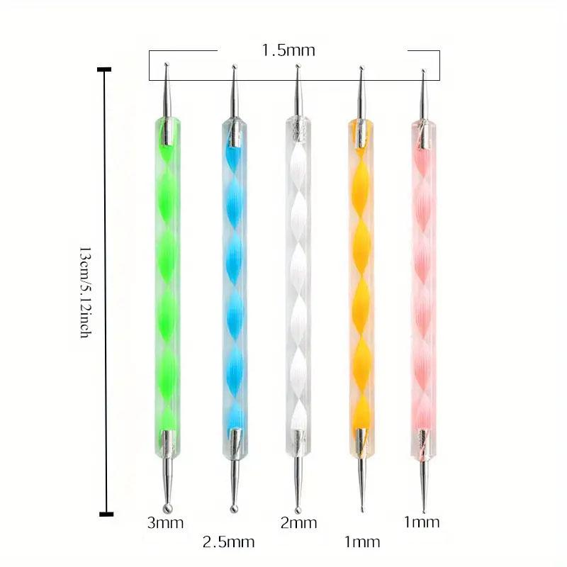 16pcs/Set Mandala Art Kit With Dotting Tools Acrylic Sticks & Templates For DIY Rock Painting Art Projects Pottery Painting Tool