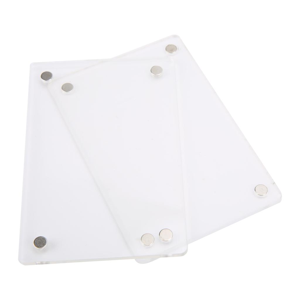 3-дюймовая магнитная акриловая прозрачная фоторамка на холодильник наклейка для Instax Mini