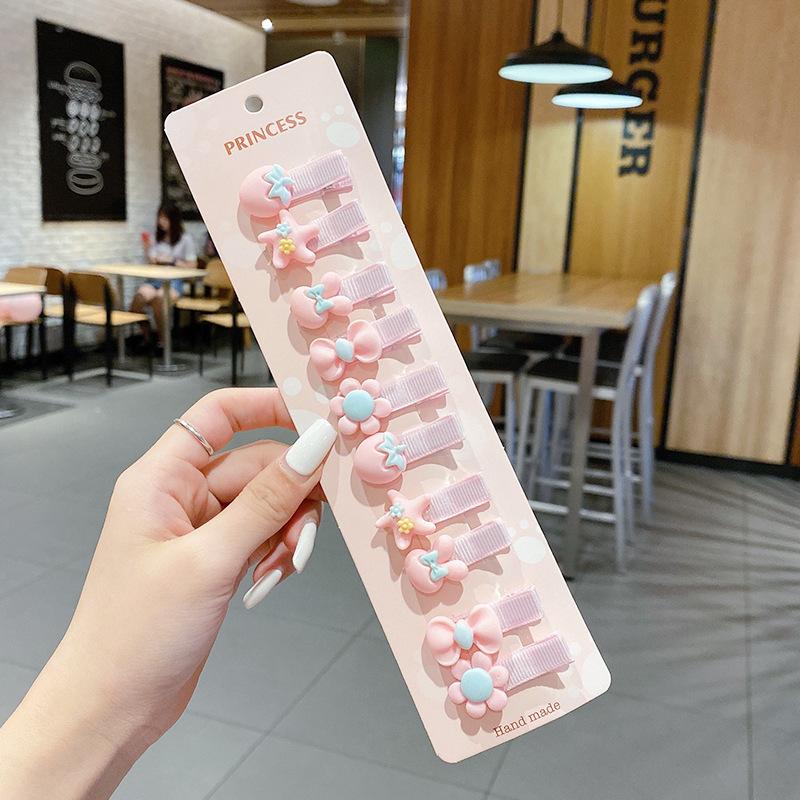 Детские заколки для волос не вредят девочкам, имеют мало, имеют утиный клюв, меньше объема, детская челка, детские аксессуары, Baobu Маленький утенок