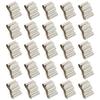50pcs Stainless Steel Solar Panel Cable Clip Professional PV Cable Clips Wire Fastener Clamp Organizer