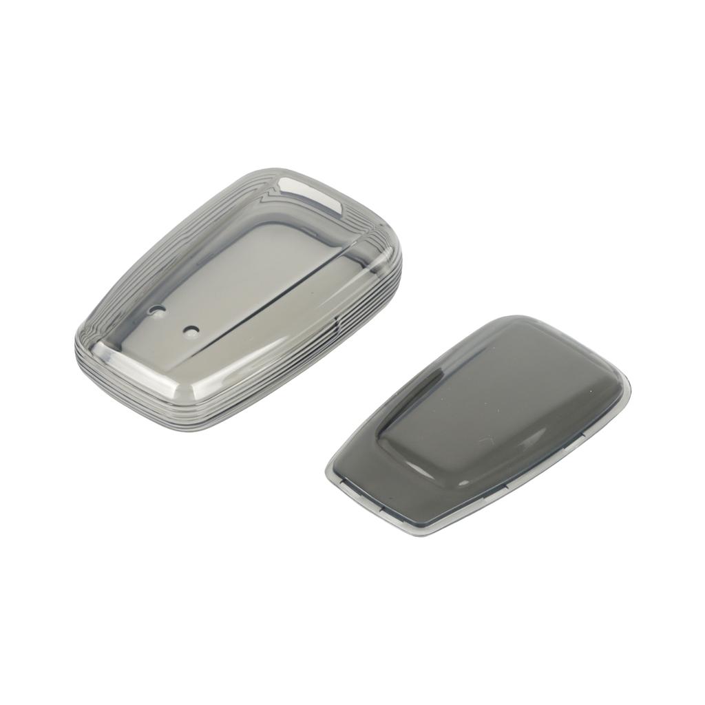 1Pcs Black Transparent Key Fob Case Cover For To1yota Highlander RAV4 Camry Corolla 2018-2023