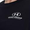 Under Armour Свободная спортивная футболка для тренировок, женские топы, черная 1363206-001