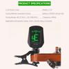 Guitar Tuner Clip-On Tuner Digital Mini Electronic Tuner with LCD Display for Guitar Bass Violin