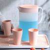 Cold Kettle Large Capacity Cold Water Pitcher Lemonade Container V Shaped Spout Kettle Iced Beverage Dispenser Kitchen Supplies