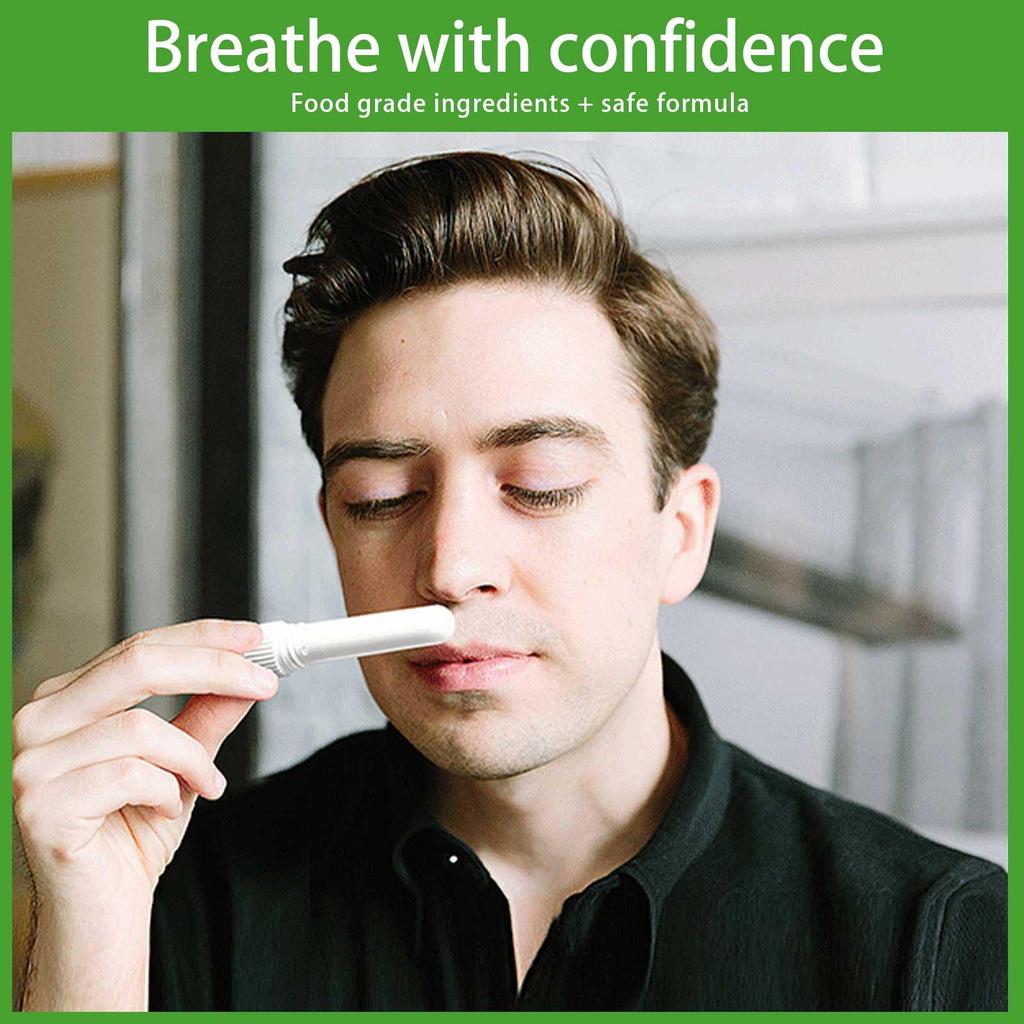 Nasal Inhaler Mint Essential Oil Refreshing Aromatherapy Oil Fatigue Rhinitis Cooling Inhaler R U5X3