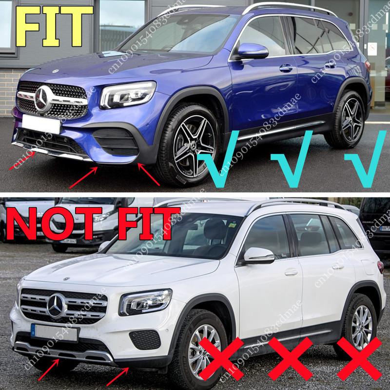 Передний Сплиттер Губы Бампера для Mercedes Benz GLB GLB200 GLB250 GLB35 AMG X247 2019-2023 Спойлер Диффузор Комплекты Аэродинамики Тюнинг