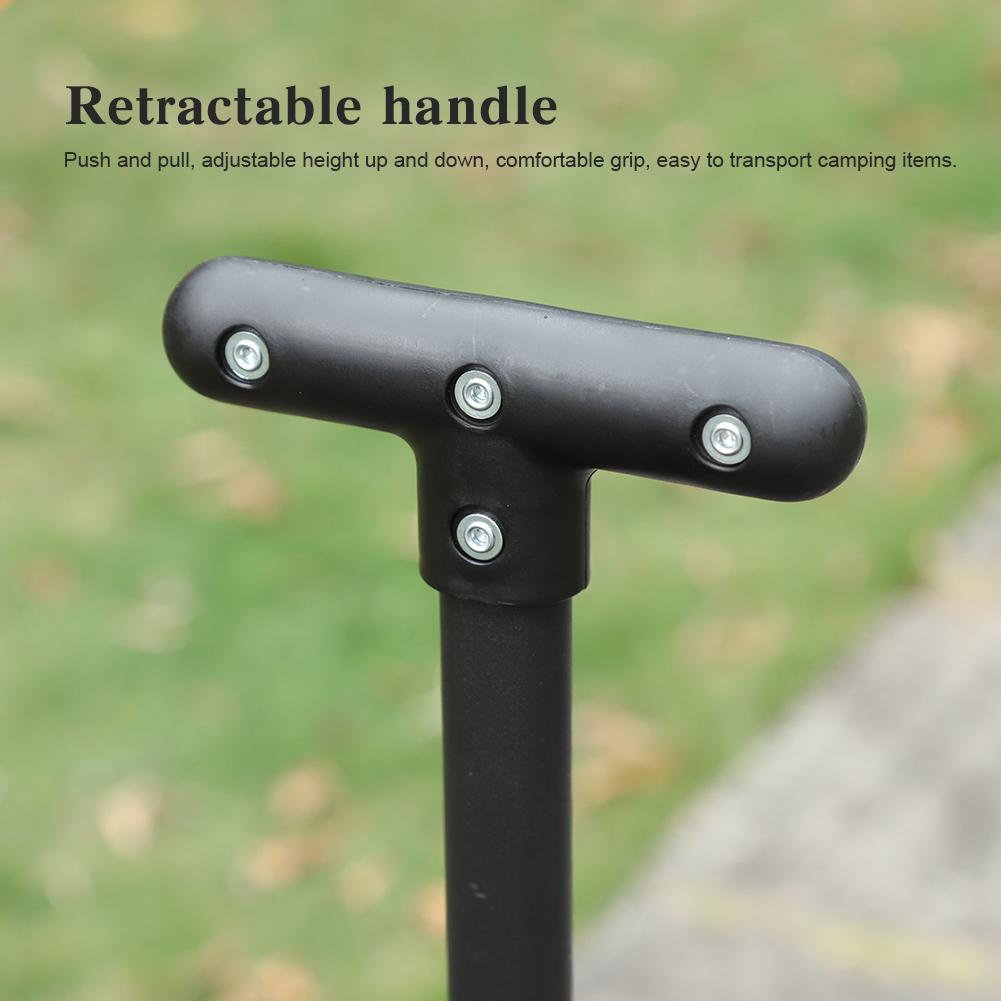 Складная тележка-вагон большой вместимости, портативная складная тележка, сверхпрочная складная тележка для кемпинга на открытом воздухе, сада, спорта, пляжа