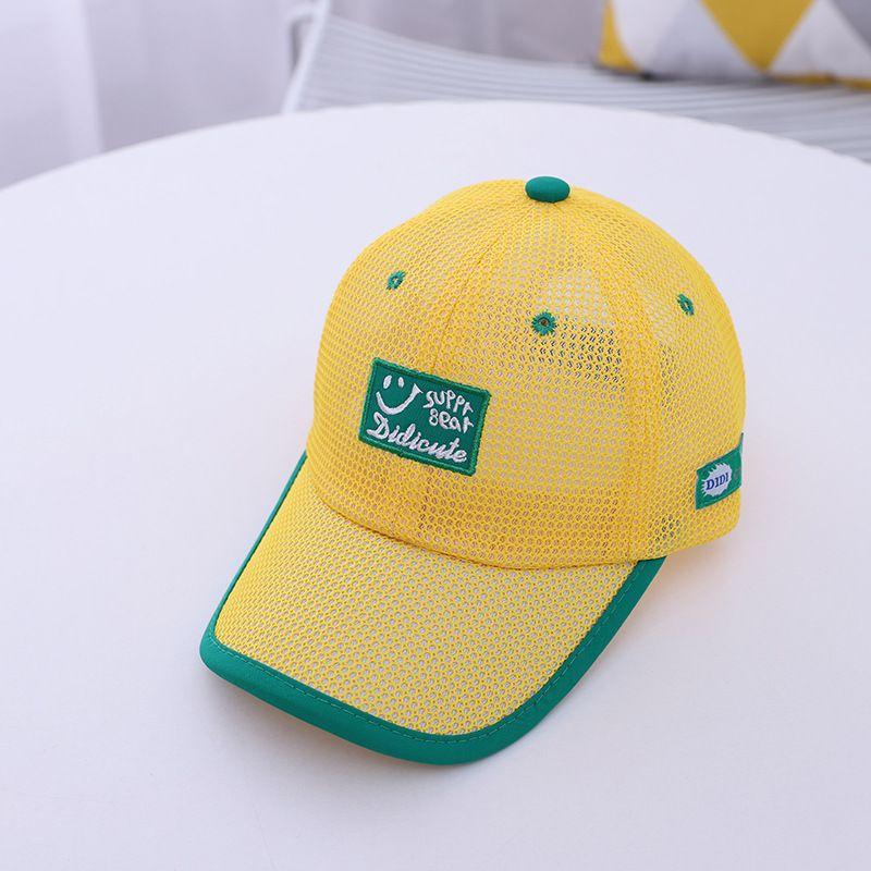 Новые корейские детские козырьки с вышивкой букв, бейсболки унисекс для мальчиков и девочек, детские шапки, аксессуары для кепок, От 3 до 8 лет