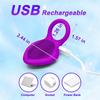Rechargeable Silicone Stretchy Penis Ring with 10 Intense Vibration Patterns, Male Erection Enhancer and Female Clitoral Vibrator Sex Toys
