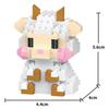 Creative Building Blocks 25 Stypes Cute Animal Cartoon Model DIY Collect Fans Education Toys for Kids Gift for Girls