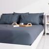Plain Fitted Sheet 140x190 Cm ZZZ Denim Blue
