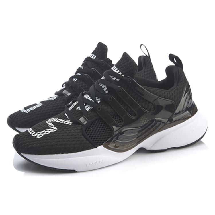 Li Ning Crazy Run X Спортивная амортизация Отскок Низкие Беговые кроссовки Женские Стандартные Черный ARHP054-4
