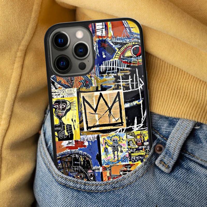Мягкий чехол для телефона с рисунком в стиле стрит-арт для iPhone 17 Air 16e Pro max 15 Pro 13 14 Plus 11 12 Магнитный чехол MagSafe