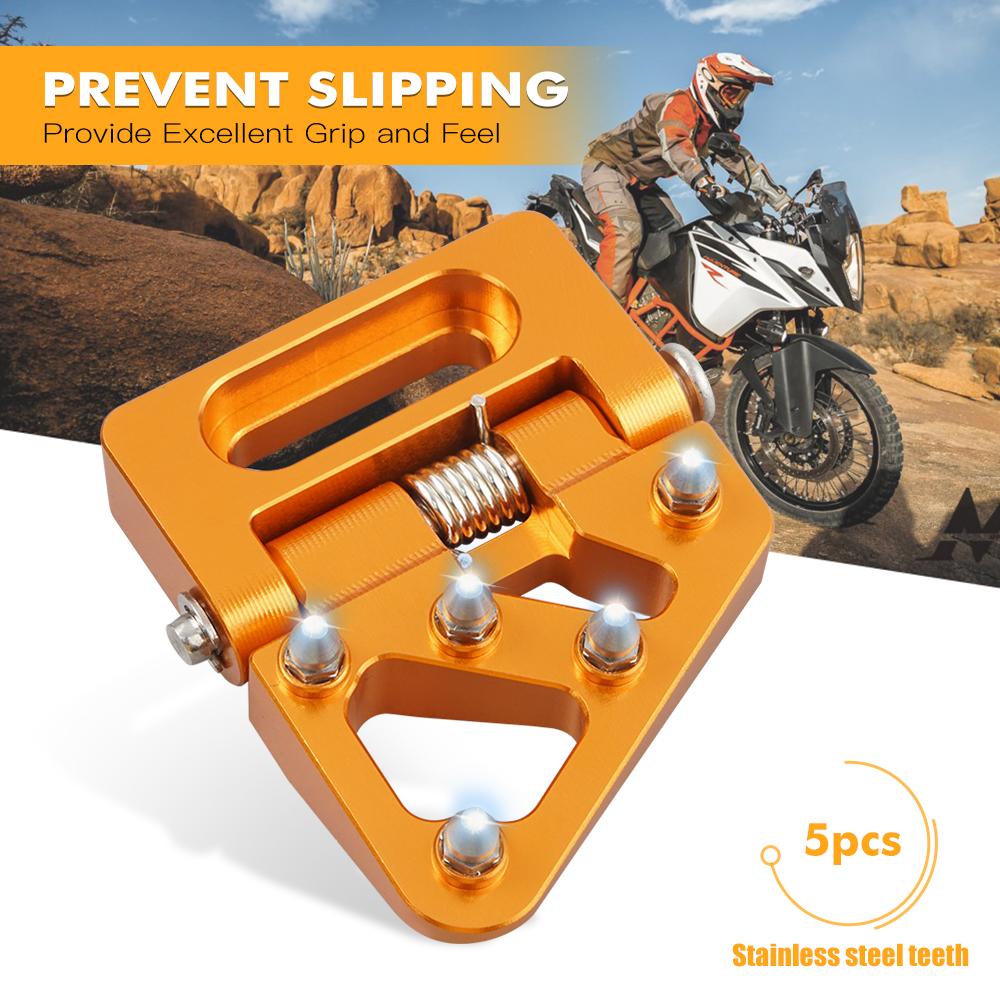 For KTM EXC 300 EXC 250 EXCF 350 EXC 450 XCW 300 XCFW 450 2004-2016 SX 125 SXF 250 SXF 450 2004-2015 Folding Brake Pedal Tip
