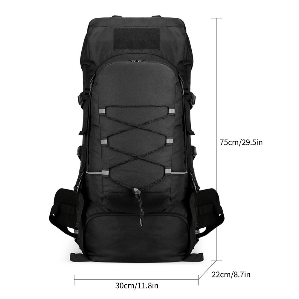 2 в 1 альпинистский рюкзак большой емкости походный рюкзак нейлоновый рюкзак для кемпинга с дождевиком