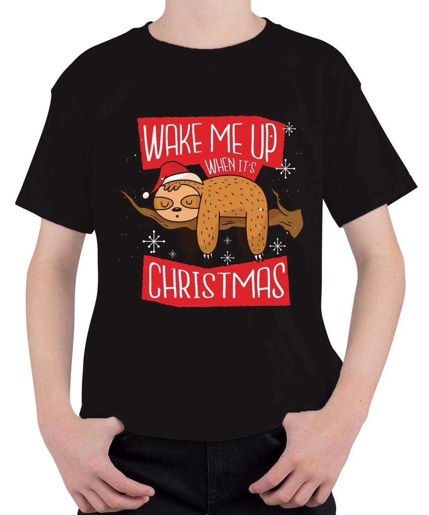 Wake me up when it's christmas Faultier - Weihnachten Weihnachtsgeschenk Christm