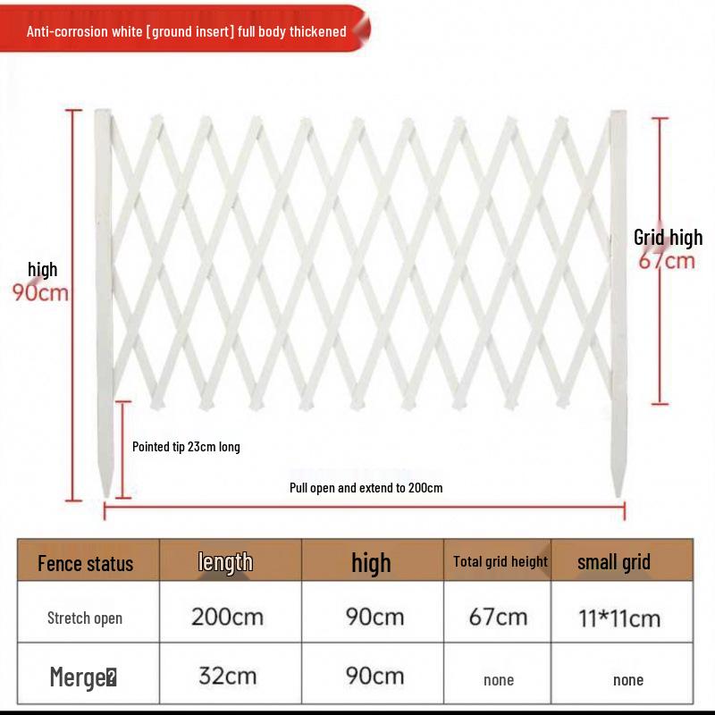 Уличный антикоррозийный раздвижной деревянный забор для сада, двора, крытого балкона и вольера для собак.