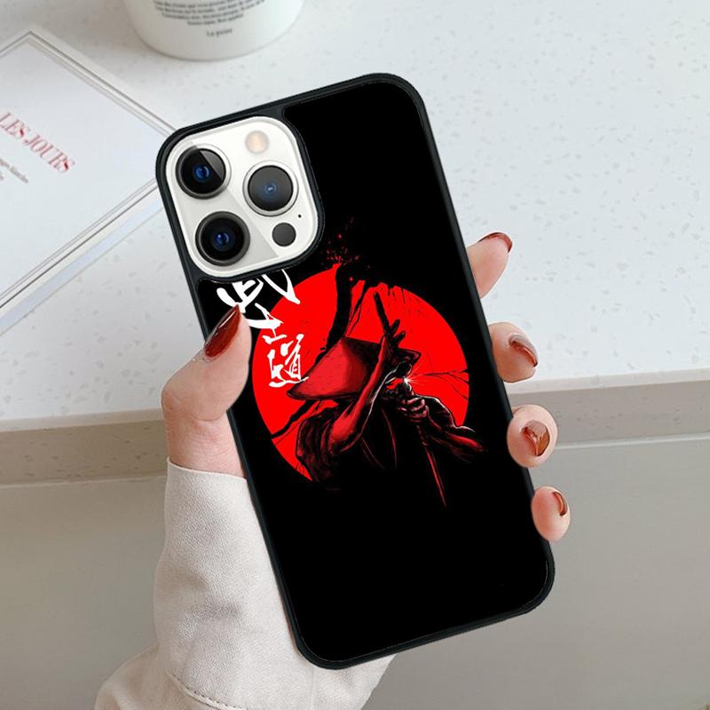 Bushido and Japanese Sun Phone Case For iPhone 17 Air 11 12 13 14 15 16 Pro Max Cover For iPhone 17 Air Max Plus Coque Shell