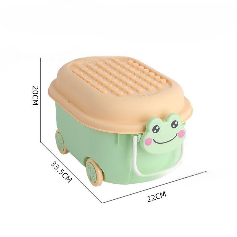 Cartoon Toy Storage Box Organizer for Child Home Snack Clothes Storage Box Large Capacity Multifunctional Plastic Storage Boxes