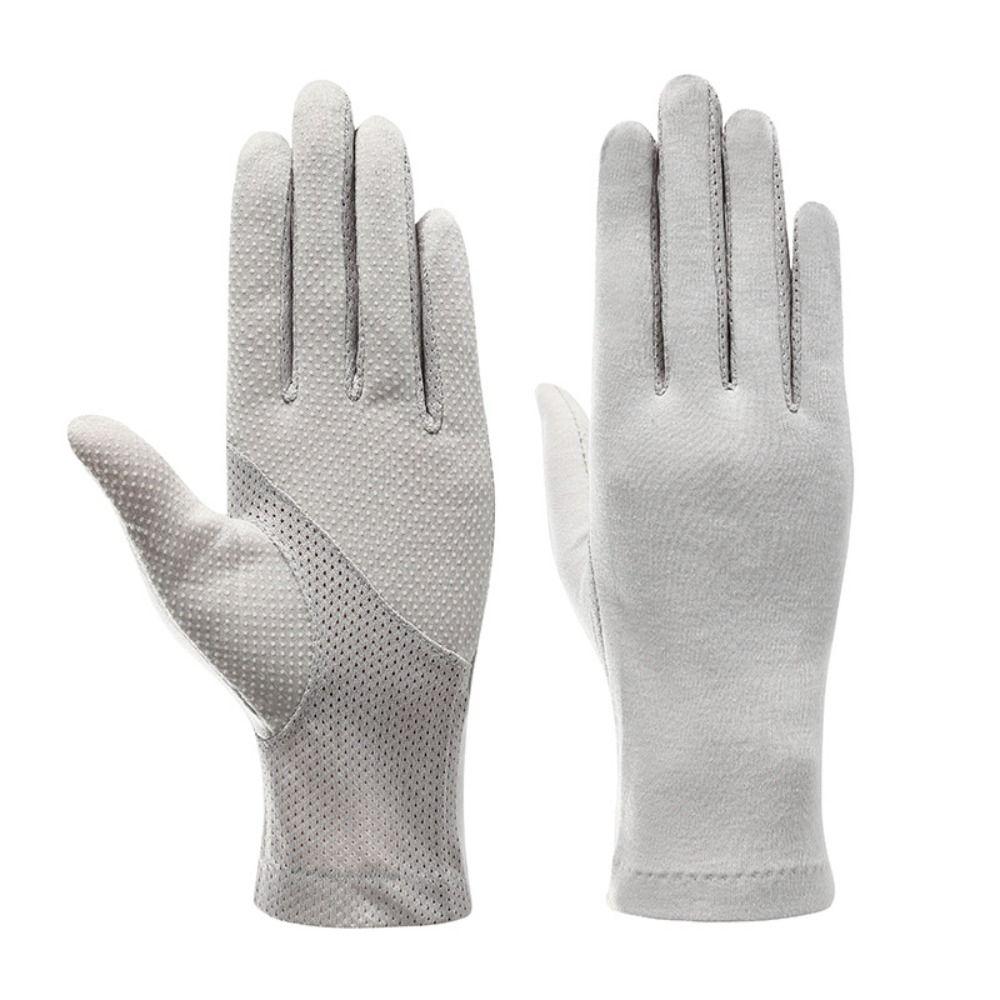 Cotton Anti-UV Outdoor Women Gloves Sunscreen Gloves Mittens Riding Driving Gloves