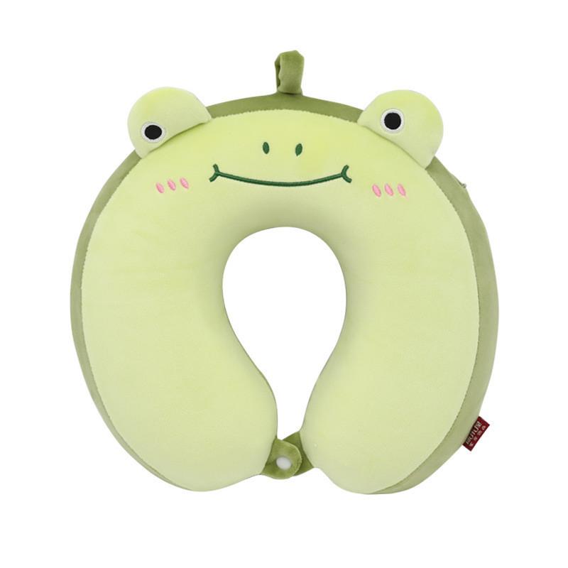 Unicorn Kids U Shape Pillow With Memory Foam And Soft Elastic Cover For Rest