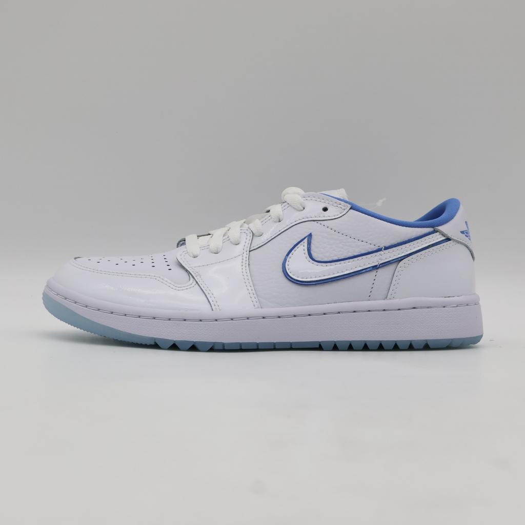 DD9315-118 Nike Air Jordan 1 Low Golf Белый Голубой Оттенок Легендарный Синий (Мужской)