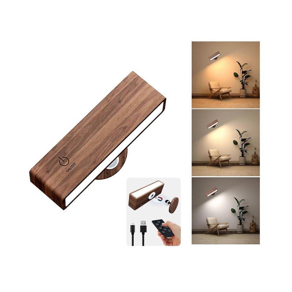 (beech) 50% Off-Rechargeable Magnetic Bedside Lamp LED Touch Switch Study Wall Night Light