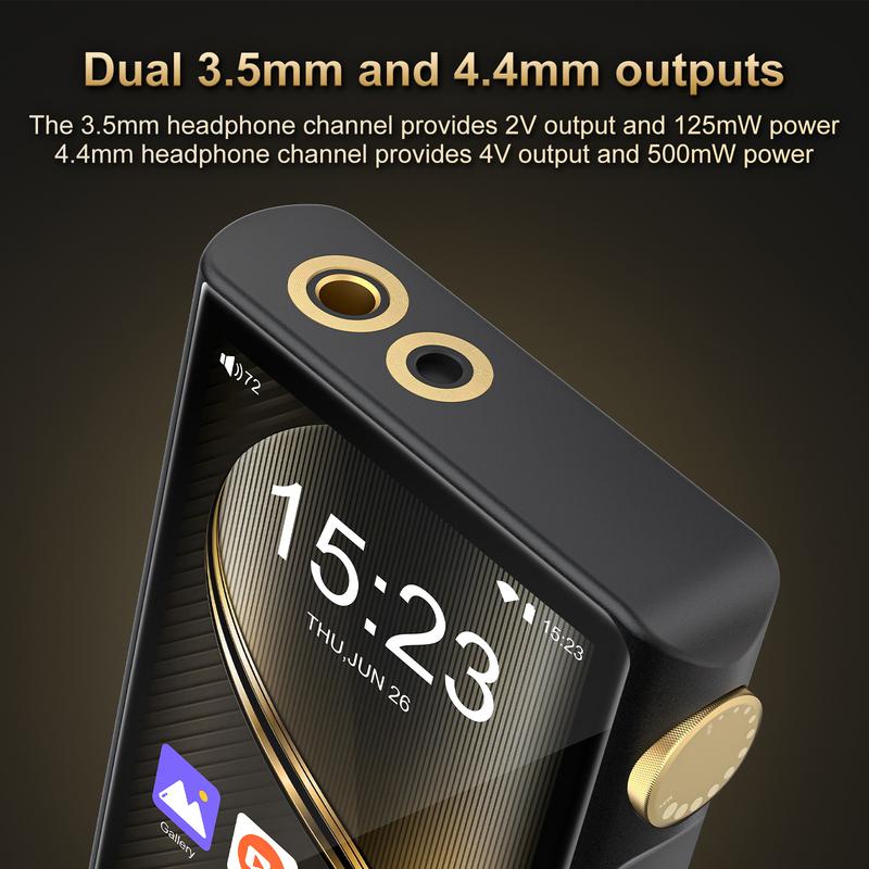 HiFi MP3-плеер, поддерживает Bluetooth и WiFi, Android 12, аудиоплеер высокого разрешения DSD без потерь, поддерживает до 512 ГБ