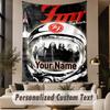 Custom Text Printed Tapestry Foo Fighters Pattern Large Wall Hanging Indoor Room Decor
