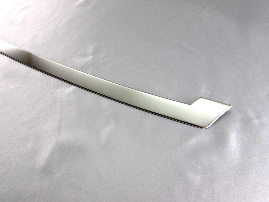 BRIGHTZ ek Space Custom B11A Finish Stainless Steel Plated Bonnet Lip Molding for the B11 B 11 ek Space Custom Ultra-Mirror (1 Piece) [BON-COV-026]