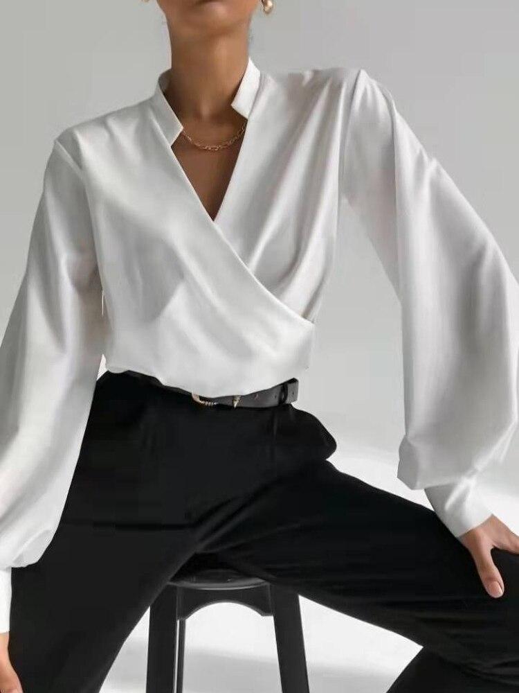 Blusas mujer de moda 2022, летний топ, женские рубашки, женская зелено-белая рубашка, блузки, топы, шикарная женская блузка с длинными рукавами