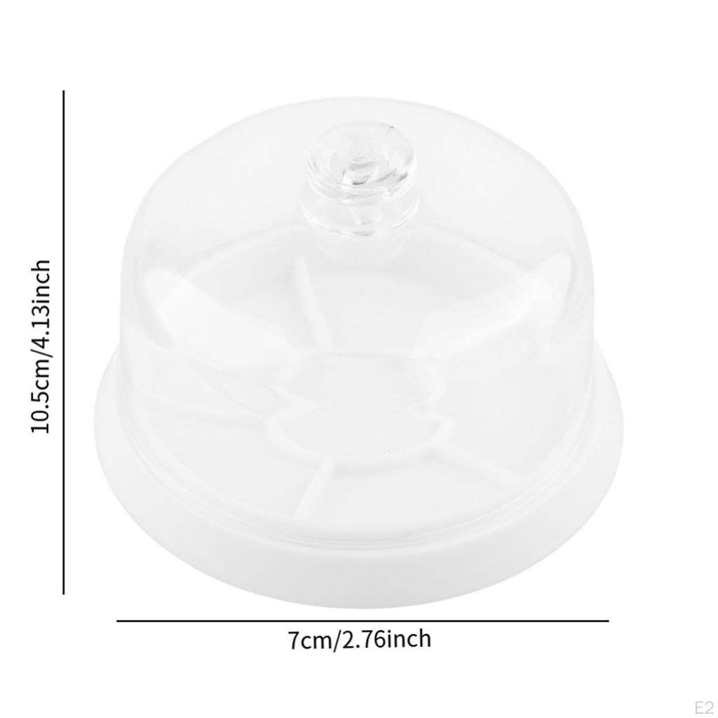 Watch Movement Dust Cover Tray Organizer Transparent Moistureproof Protector