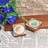 Деревянная коробка-витрина для капсул с монетами с прозрачной крышкой Компактный держатель для хранения монет Кейс для презентации серебряных долларов