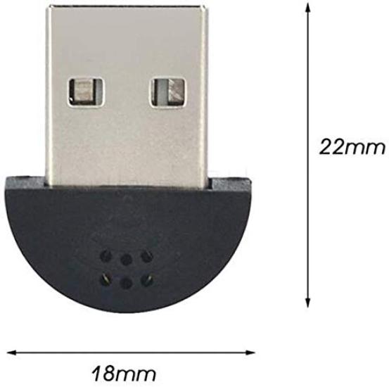 Parishop PC Microphone Smallest USB Microphone PC Mac USB Microphone for Laptops Portable Ultra-compact World's Anytime, Anywhere!