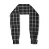 YUTHENTIC Check Sleeve Muffler Black Check AX5XF8502D