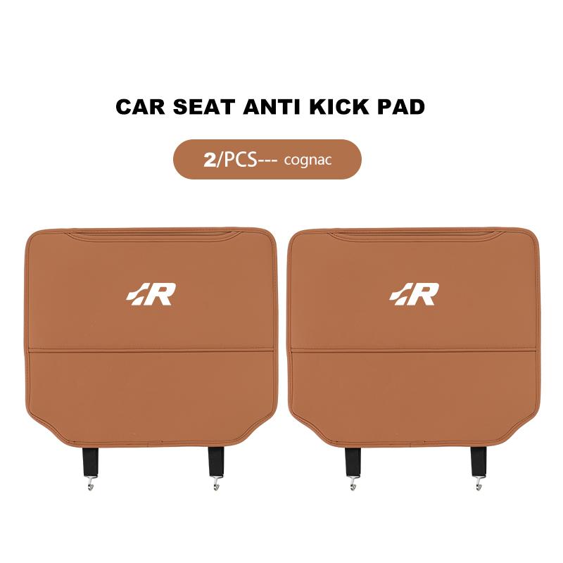 Leather Car Seat Back Mat Universal Anti Kick Dirt Proof Protector For Volkswagen VW Beetle CC B5 B6 B7 EOS GTI MK2 MK4 MK5 MK6