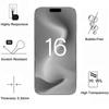 Coque Noir pour iPhone 16 et 2 Verres Trempé Film Protection Ecran Phonillico®