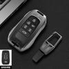 5 6 Buttons Car Key Zinc Alloy Silicone Case Cover for Toyota Hybrid Vehicles Alphard UHJBD5 Vellfire PREVIA Voxy Sienna 2021 2022