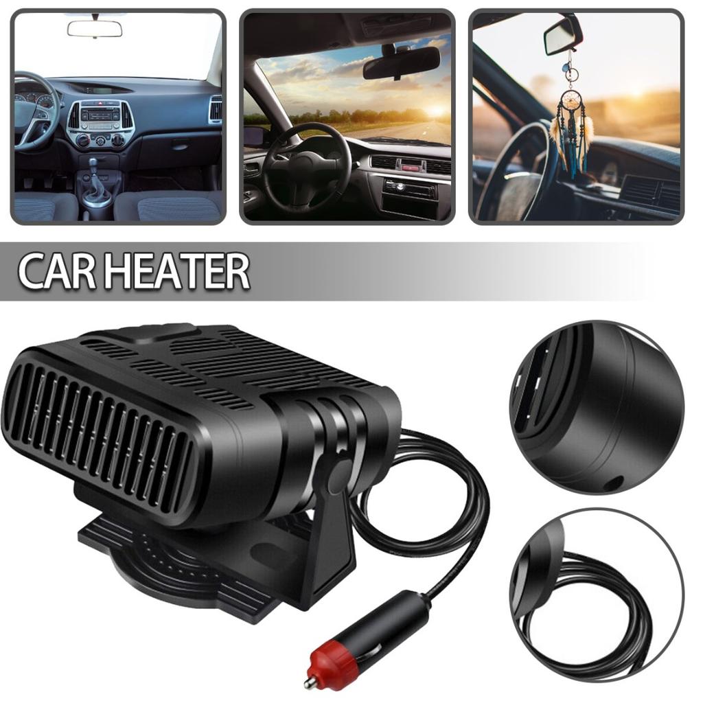 Portable Electric Heating Fan 12V Car Heater Defogger Defroster Electric Dryer Windshield Demister