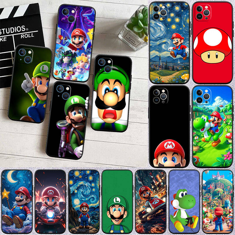 MH85 M-Marios Phone Shell Case for iPhone 7 8 11 12 13 14 15 16 17 16E XS Pro Max XR X SE Air