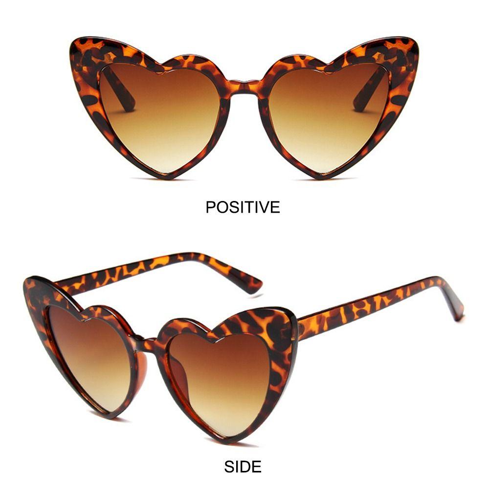 Очки с эффектом сердца в стиле ретро, ​​розовые солнцезащитные очки для фотосессий, ночных видов и реквизита для фотографий