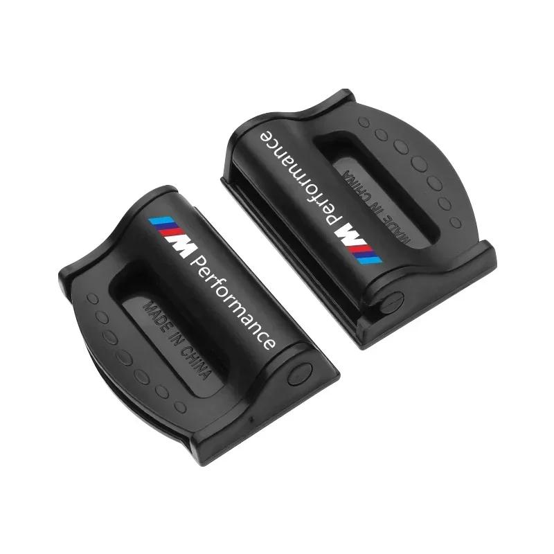 2025 E46 For BMW Car 2Pcs Car Safety Seat Belt Buckle Clip Seatbelt Stopper Adjuster Clip For BMW F30 F10 F20 E46 E60 E70 E39 E3