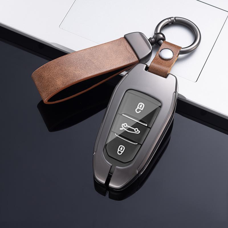 Металлический чехол для ключей от машины для Peugeot 207 3008 208 308 2008 307 508 5008 407 301 206