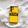 Чехол для телефона с рисунком "Не трогай мой телефон" для Samsung S 24 Fe 25 Ultra Plus 20 Lite 21 30 22 23 24 22 Ultra 5G Fundas