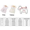 Reusable Pet Painted Flower Dress Soft Summer Dog Dress Lovely Dog Princess Dress  Spring