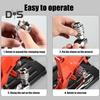 Adjustable Universal Socket Wrench Tool Set One-Handed Operation Multi-Function 10mm-19mm Drive Ratchet Torque Wrench Sleeve Converter Kit