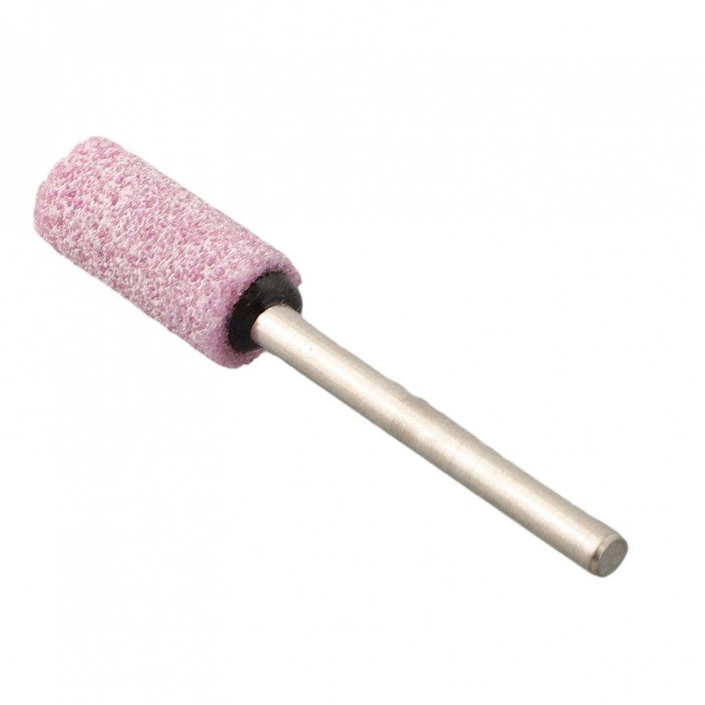 Монтированная шлифовальная головка цилиндрическая с плоской головкой для роторной машины оранжевая