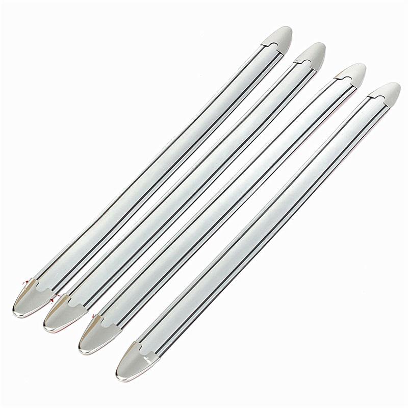 4pcs Car Edge Anti-collision Strip Bumper Protector Protective Bar Anti-rub Scrape Crash Styling Auto Accessories