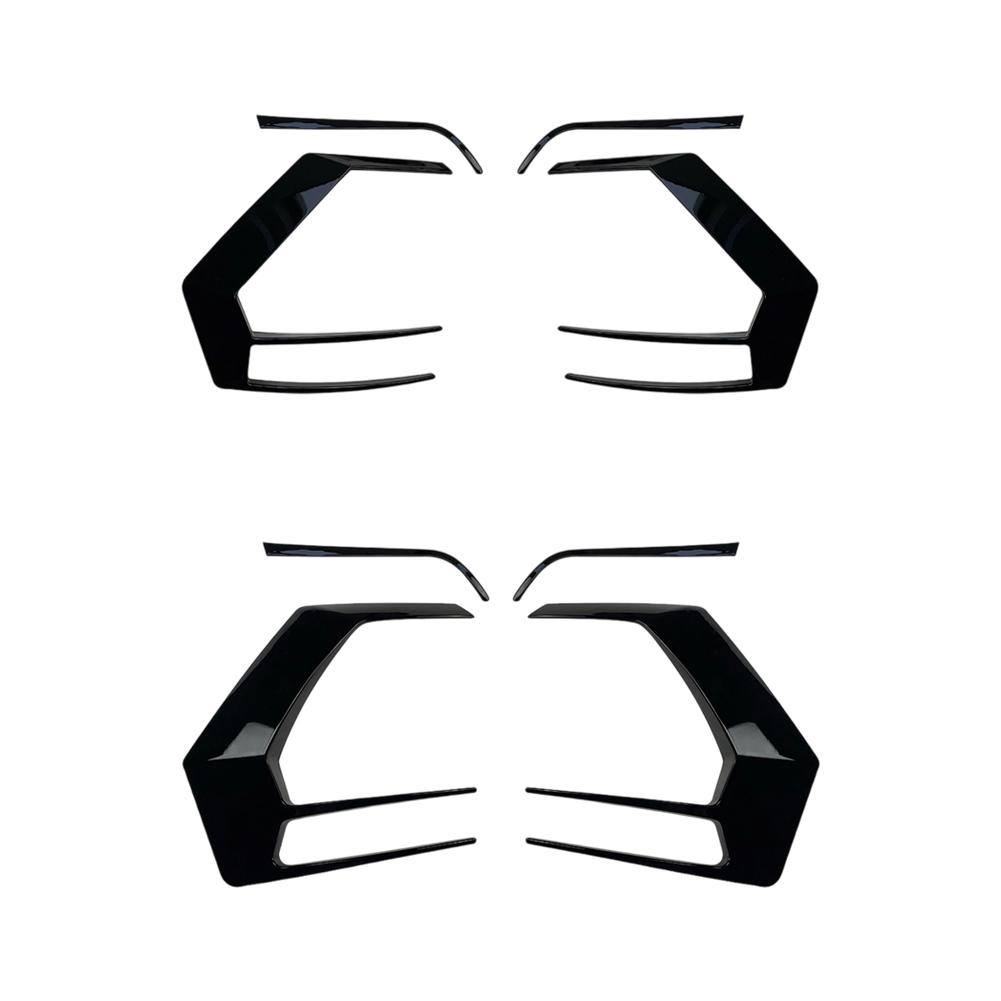 1 пара Задний сплиттер Канард Задний спойлер Задний фонарь Накладка на стоп-сигнал для VW Golf 7 7.5 MK7 MK7.5 GTI R GTD R400 2012-2020