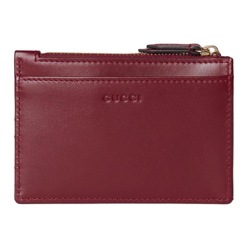 Gucci GG Marmont Стеганая кожаная ключница «елочка» Обычная Женская Красная
